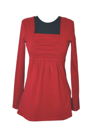 Bluze - Bluza tricot cret pe bust BT1002R