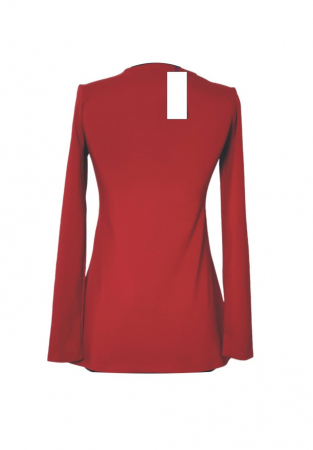 Bluza tricot cret pe bust BT1002R [1]