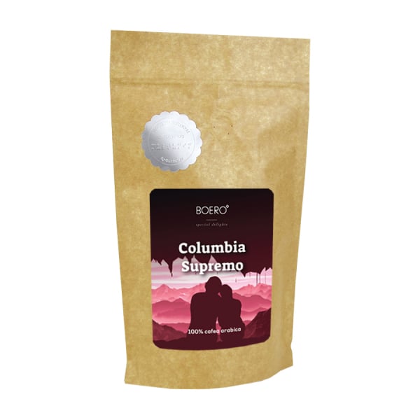 Columbia Supremo, cafea boabe proaspat prajita Boero, 250 grame [1]