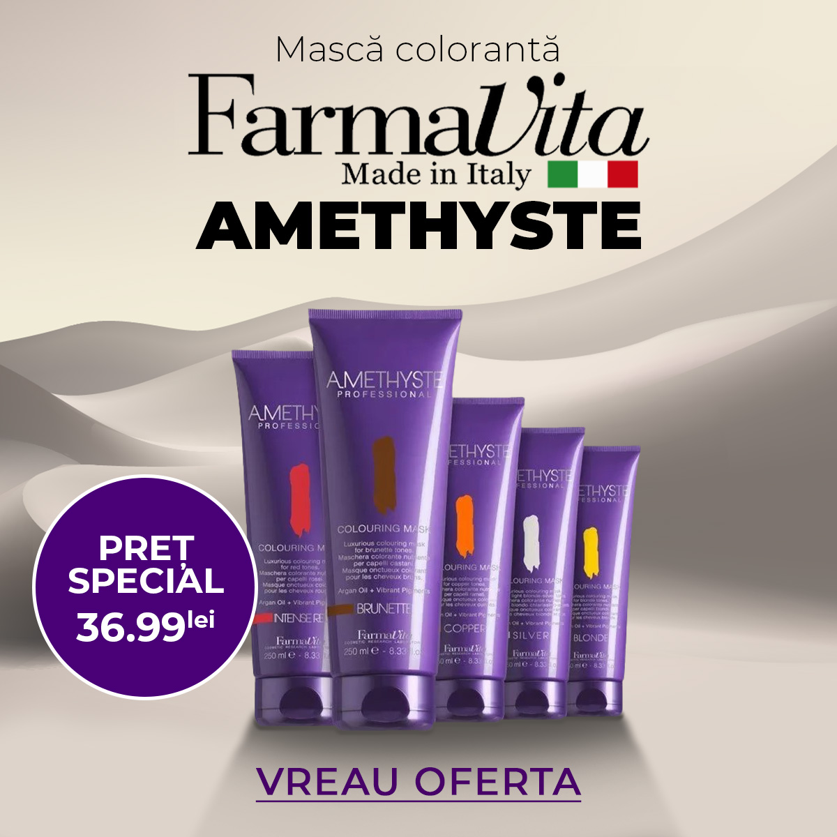 Masca coloranta Farmavita Amethyste