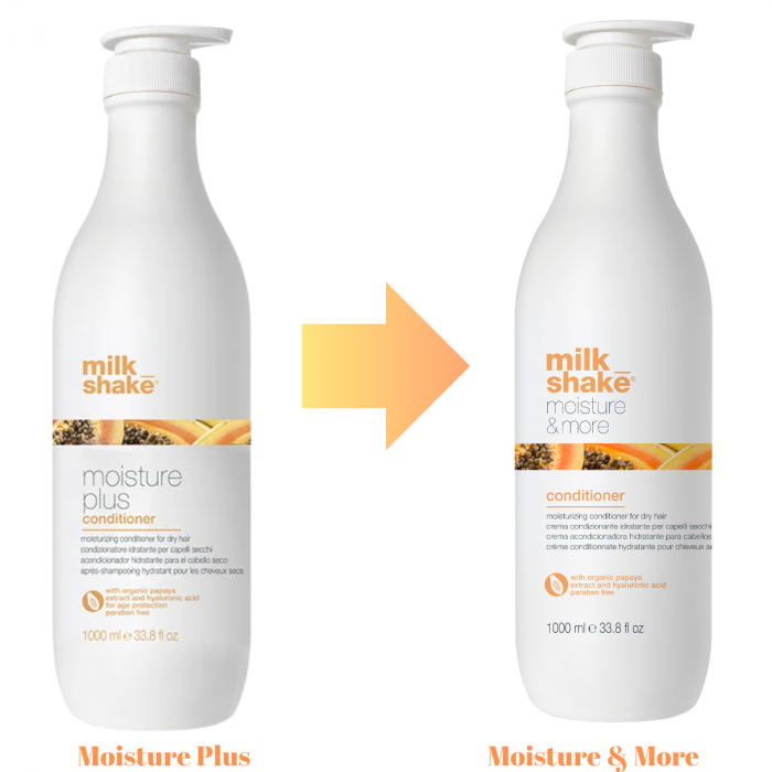 Balsam hidratant delicat pentru par uscat Milk Shake Moisture Plus, 1000 ml [2]
