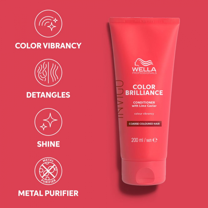 Balsam pentru par vopsit cu fir gros Wella Professionals Invigo Brilliance, 200 ml [5]