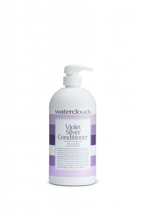 Balsam violet pentru par blond sau gri Waterclouds Violet Silver Conditioner, 1000 ml [1]