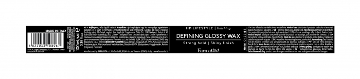 Ceara lucioasa cu fixare puternica Farmavita HD Life Style Defining Glossy Wax, 100 ml [2]