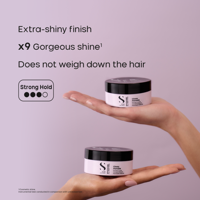 Ceara pentru stralucire Alfaparf Semi di Lino Style & Care Glossy Pomade, 90 ml [5]