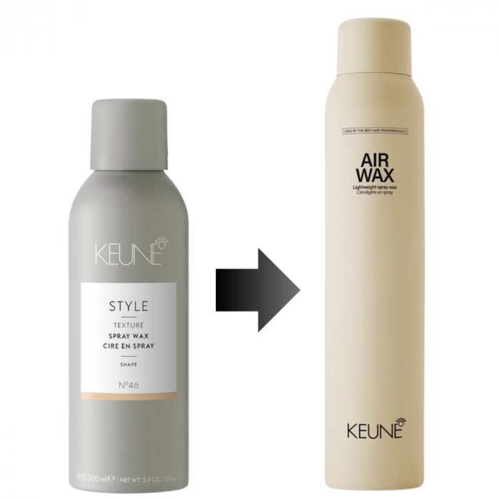 Ceara ultra fina cu pulverizare pentru texturi lejere si coafura definita Keune Style Air Wax, 200 ml [2]