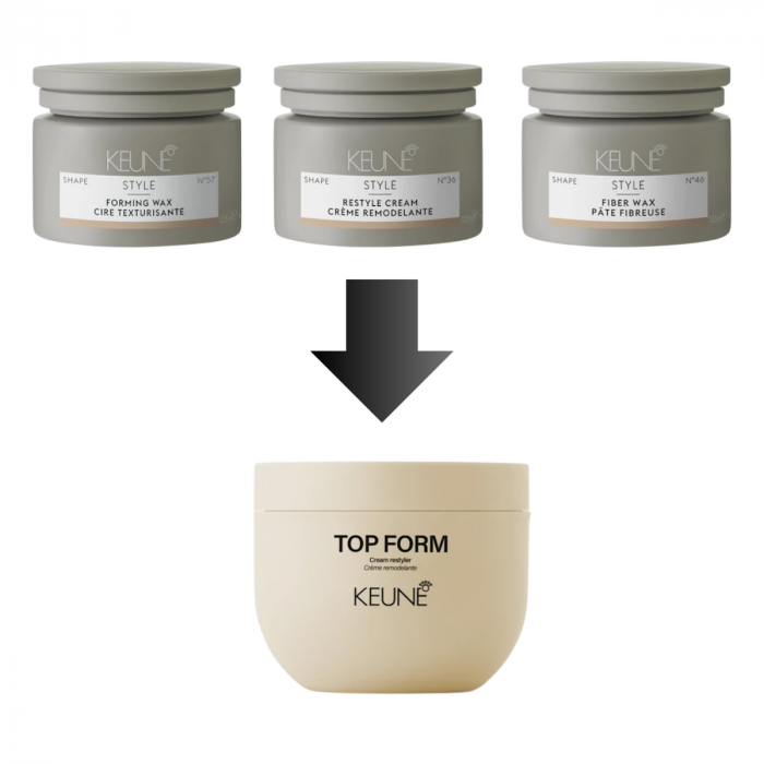 Crema ceara pentru par scurt sau mediu Keune Style Top Form 100 ml [2]