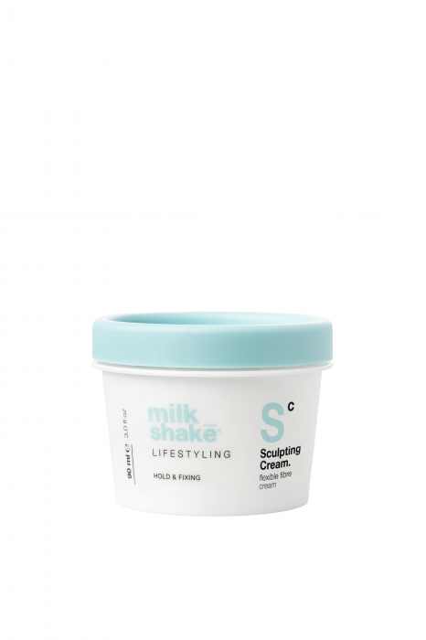 Crema pentru definire cu fixare flexibila si textura naturala, Milk Shake Lifestyling  Sculpting Cream, 90 ml [2]
