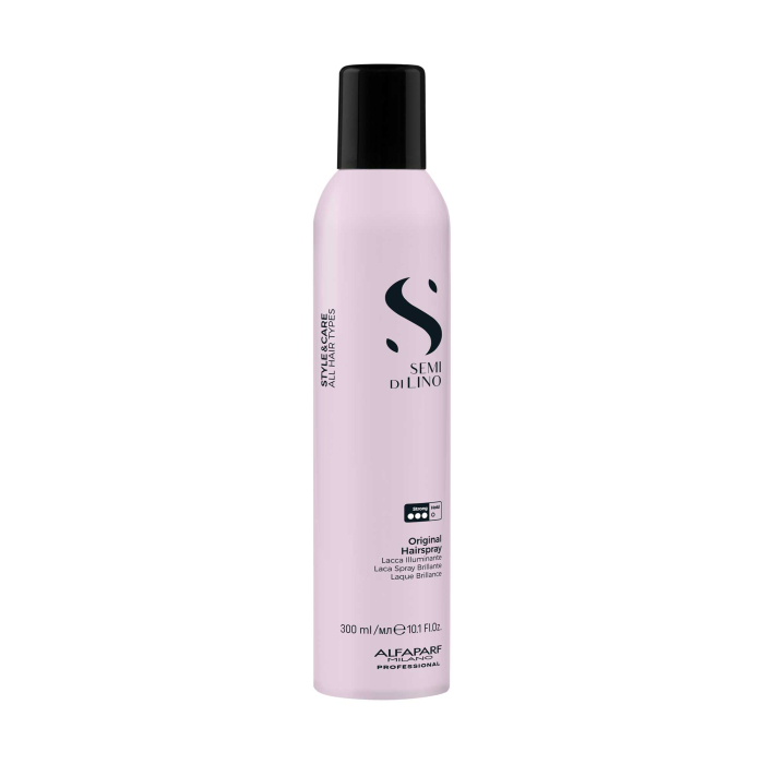 Fixativ cu fixare puternica Alfaparf Semi di Lino Style & Care Original Hairspray, 300 ml [1]