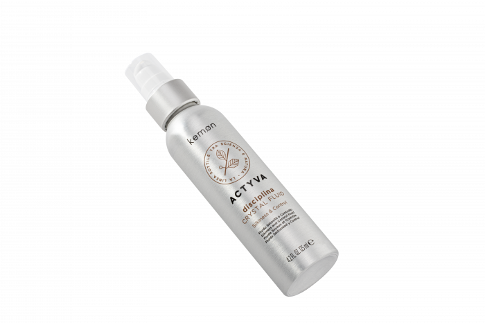 Fluid de netezire si control pentru par rebel, Kemon Actyva Crystal , 125 ml [2]