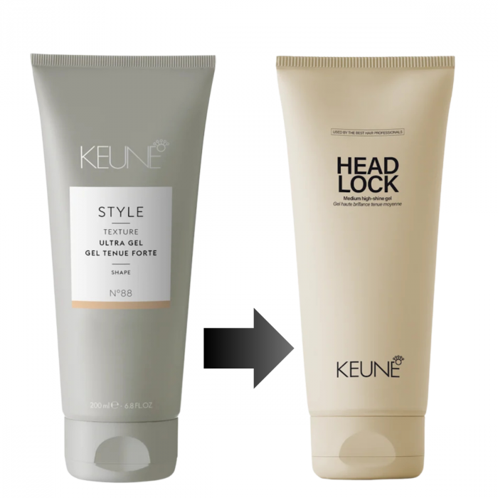 Gel pentru fixare puternica si stralucire Keune Style Head Lock, 50 ml [2]