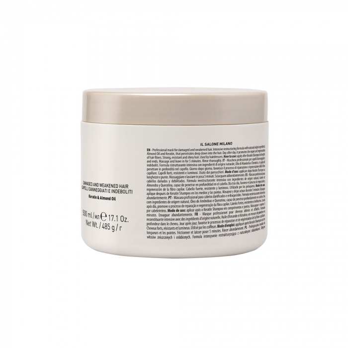 Masca cu Keratina pentru par deteriorat Alfaparf IL Salone Milano Keratin, 500 ml [2]