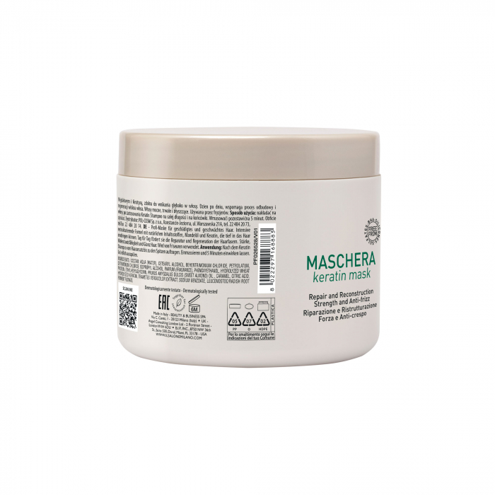 Masca cu Keratina pentru par deteriorat Alfaparf IL Salone Milano Keratin, 500 ml [3]