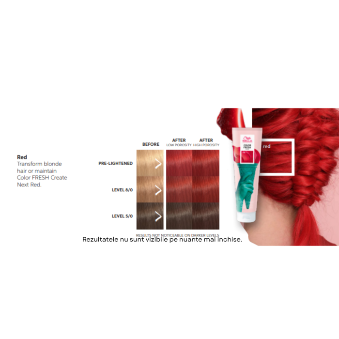 Masca nuantatoare Wella Color Fresh Red Mask, 150 ml [4]