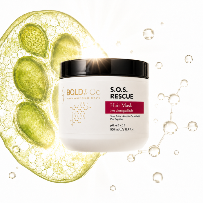 Masca reparatoare pentru par degradat BOLD&Co SOS RESCUE Hair Mask, 500 ml [2]