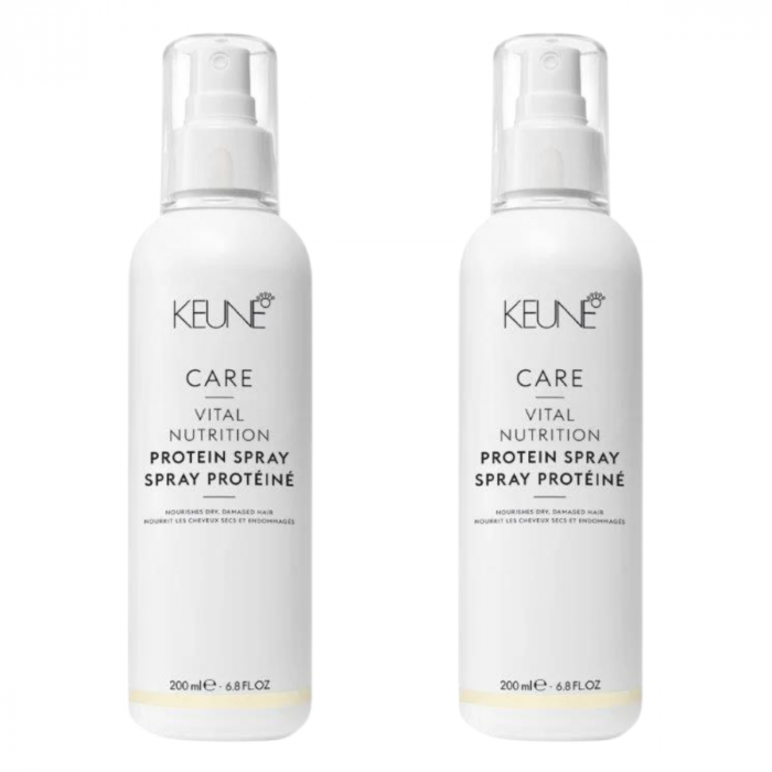 Pachet DUO Spray pentru regenerarea parului intens degradat Keune Care Vital Nutrition, 200 ml [1]