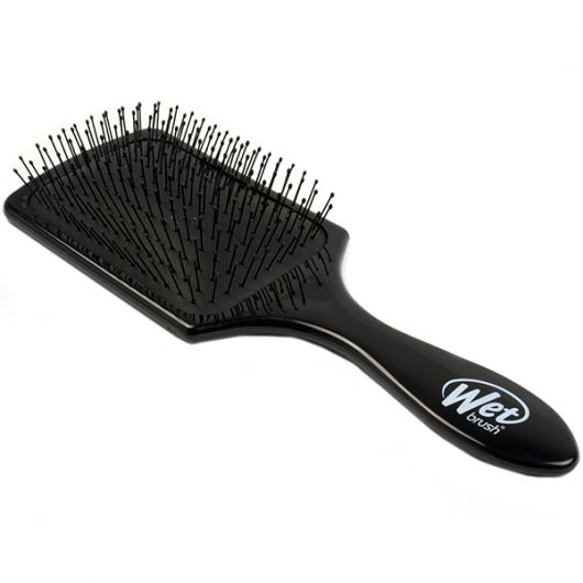 Perie de par Wet Brush Paddle Detangler pentru descurcare, Negru [2]