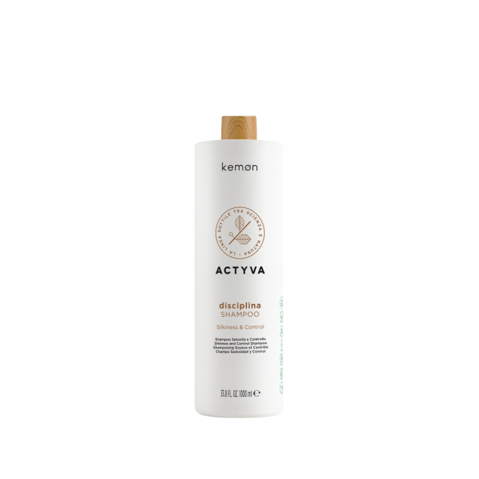 Sampon anti-frizz pentru netezire si disciplinare Kemon Actyva Disciplina, 1000 ml [2]