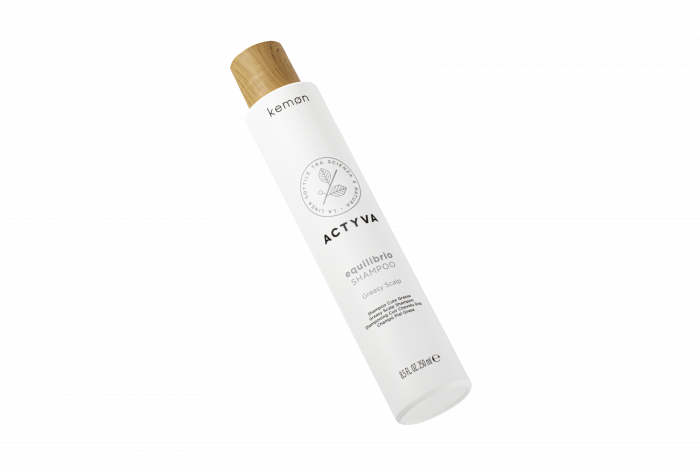 Sampon anti-sebum pentru echilibrarea scalpului, Kemon Actyva Equilibrio, 250 ml [2]