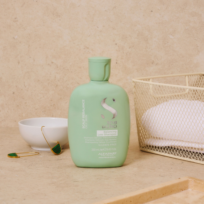 Sampon de echilibrare anti-sebum Alfaparf Semi di Lino Scalp Rebalansing Balancing, 250 ml [2]