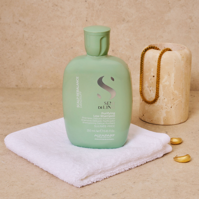 Sampon de purificare anti-matreata Alfaparf Semi di Lino Scalp Rebalancing Purifying , 250 ml [2]