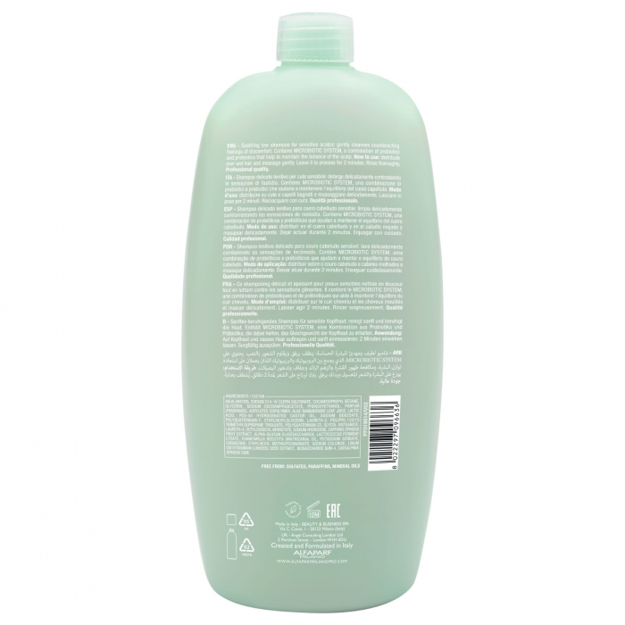 Sampon delicat calmant Alfaparf Semi di Lino Scalp Relief Calming, 1000 ml [2]
