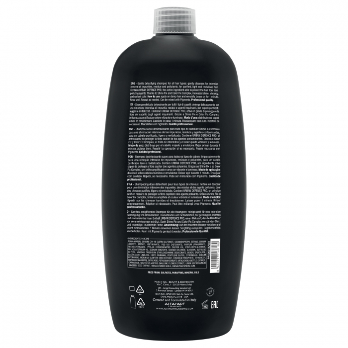 Sampon detoxifiant pentru toate tipurile de par Alfaparf Sublime Detox, 1000 ml [2]