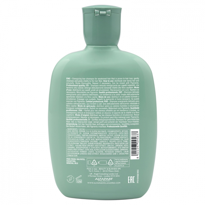 Sampon energizant anti-caderea parului Alfaparf Semi di Lino Scalp Renew Energizing, 250 ml [3]
