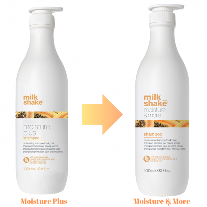 Sampon intens hidratant pentru par uscat Milk Shake Moisture & More, 1000 ml [2]