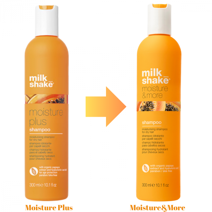 Sampon intens hidratant pentru par uscat Milk Shake Moisture & More, 300 ml [2]