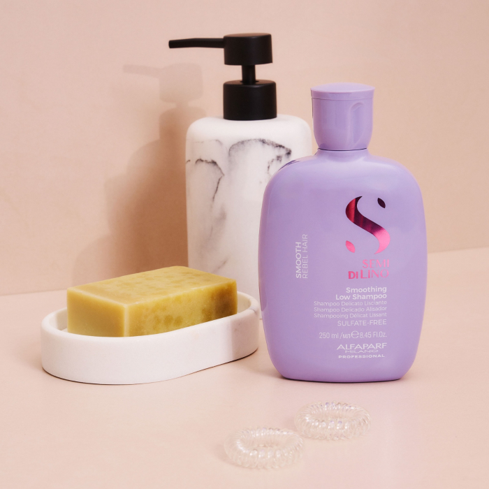 Sampon pentru netezire Alfaparf Semi di Lino Smoothing, 250 ml [2]