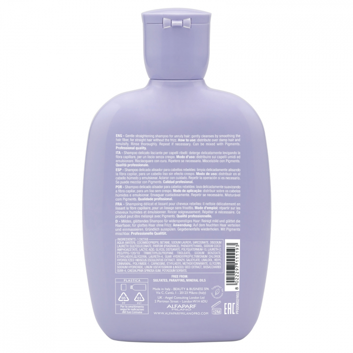 Sampon pentru netezire Alfaparf Semi di Lino Smoothing, 250 ml [3]