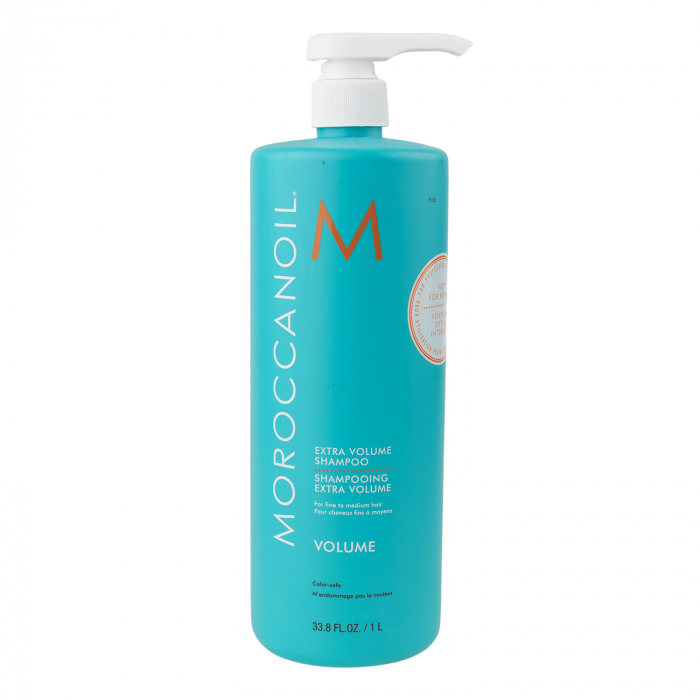 Sampon pentru par cu fir subtire, fara volum Moroccanoil Extra Volume Shampoo, 1000 ml [1]