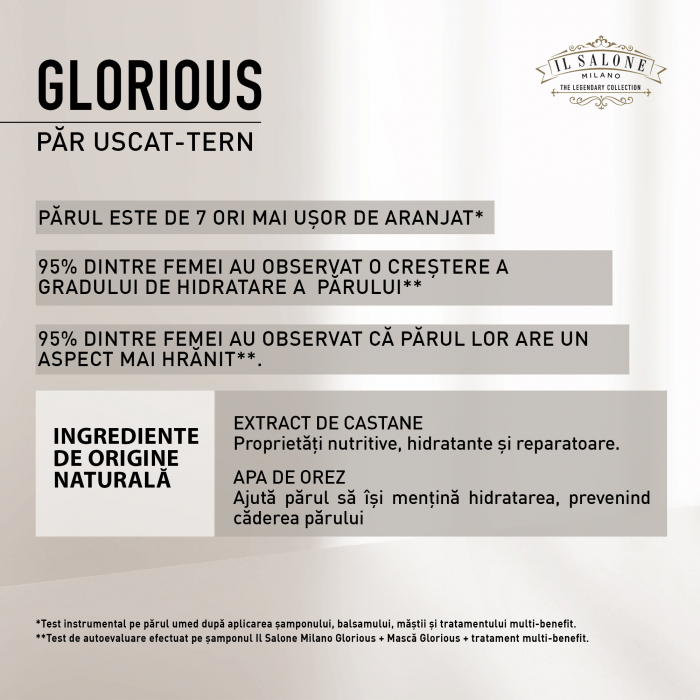 Sampon pentru par uscat si tern Alfaparf IL Salone Milano Glorious, 1000 ml [3]