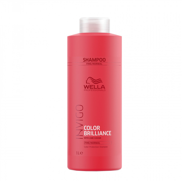 Sampon pentru par vopsit cu fir fin-normal Wella Professionals Invigo Brilliance, 1000 ml [3]
