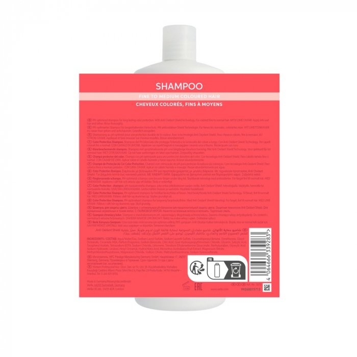 Sampon pentru par vopsit cu fir fin-normal Wella Professionals Invigo Brilliance, 1000 ml [3]