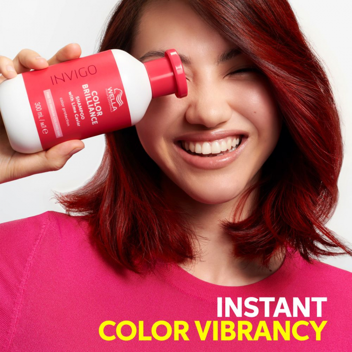 Sampon pentru par vopsit cu fir fin-normal Wella Professionals Invigo Brilliance, 300 ml [7]
