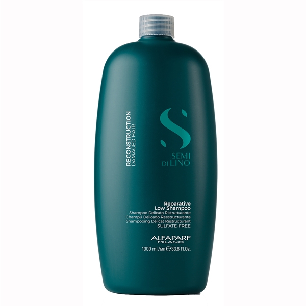 Sampon pentru reconstructie fara sulfati Alfaparf Semi di Lino Reconstruction Reparative Shampoo, 1000 ml [1]