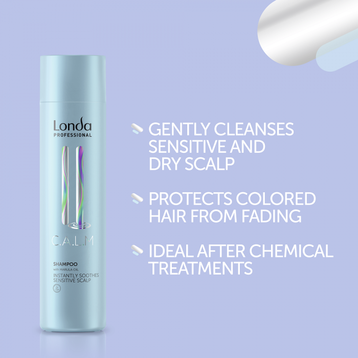 Sampon pentru scalp sensibil cu ulei de marula, Londa Professional Care Calm Sensitive, 250 ml [2]