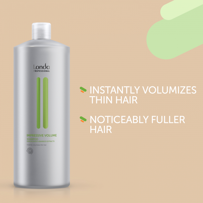 Sampon pentru volum cu extract de lemongrass si bambus, Londa Professional Care Impressive Volume, 1000 ml [2]
