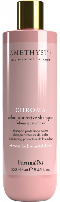 Kit Farmavita Amethyste Chroma Lux pentru parul vopsit – Culoare vibranta, stralucire intensa si hidratare rafinata [4]
