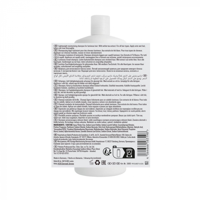 Sampon revitalizant Wella Professionals Oil Luminous 1000 ml [3]