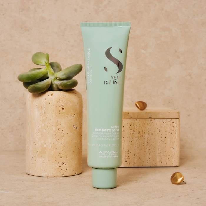 Scrub delicat exfoliant Alfaparf Semi di Lino Scalp Rebalancing, 150 ml [3]