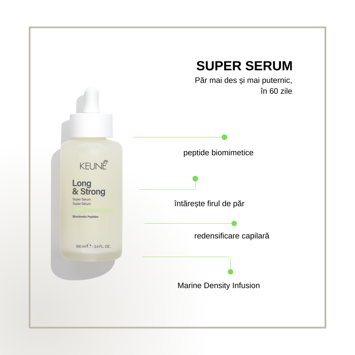 Ser anti-caderea parului Keune Care Long & Strong Serum, 100 ml [2]