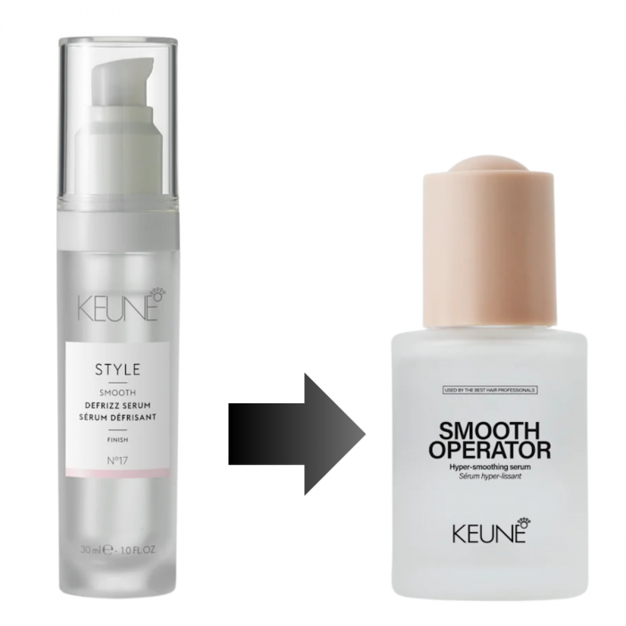 Ser pentru disciplinarea firelor de par rebele Keune Style Smooth Operator, 30 ml [2]