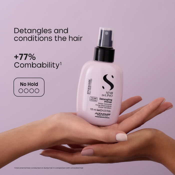 Spray Primer pentru descurcare Alfaparf Semi di Lino Style & Care Detangling Primer, 125 ml [4]