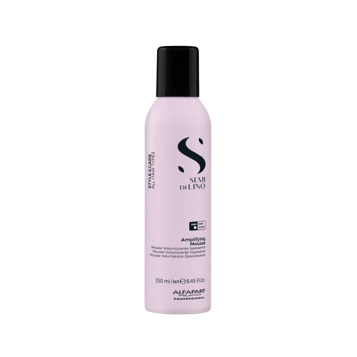 Spuma cu fixare usoara pentru volum Alfaparf Semi di Lino Style & Care Amplifying Mousse, 250 ml [1]