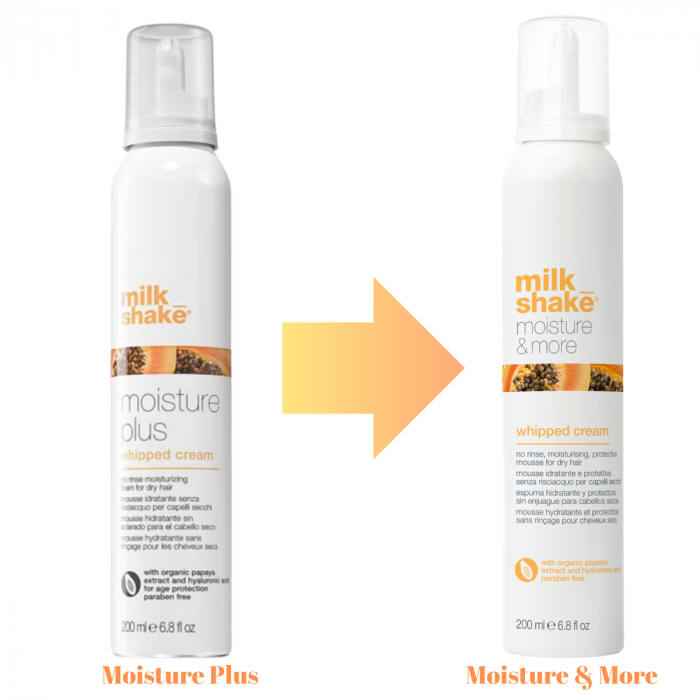 Spuma de styling pentru par uscat Milk Shake Moisture & More Whipped Cream Foam, 200 ml [2]