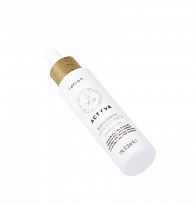 Tratament concentrat calmant pentru scalp sensibil, Kemon Actyva Benessere, 50 ml [2]