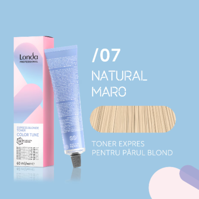 Toner pentru par blond Londa Professional Color Tune Express Blonde  /07, Natural Maro, 60 ml [2]